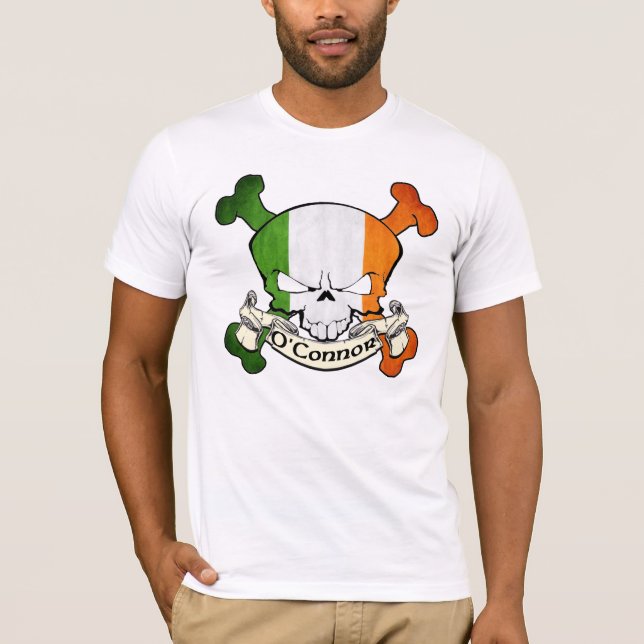 Camiseta Crânio do irlandês de O'Connor (Frente)
