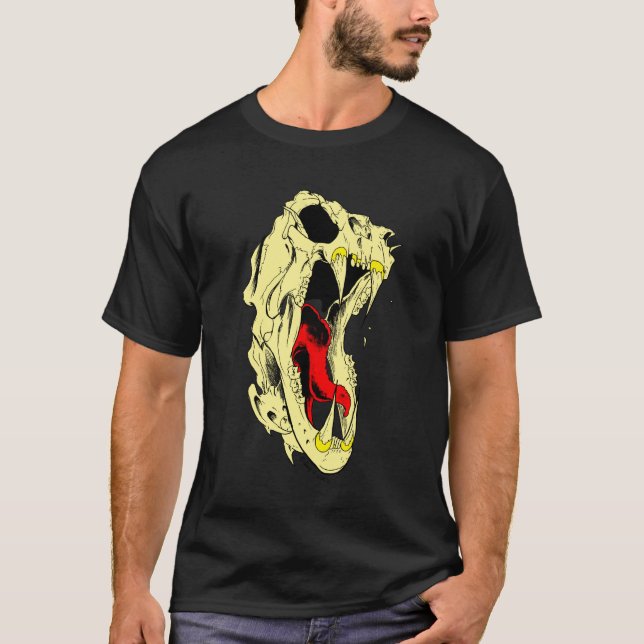 Camiseta Crânio do leão (Frente)