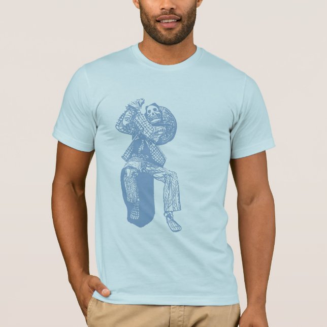 Camiseta Crânio do Mariachi (Frente)