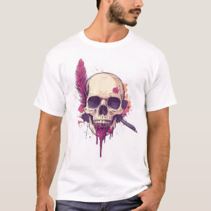 Camiseta Crânio do Poeta Sinistro