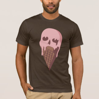 Camiseta Crânio do sorvete