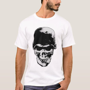 Camiseta crânio do stahlhelm