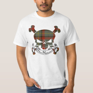 Camiseta Crânio do Tartan de MacNamara