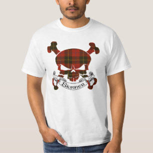 Camiseta Crânio do Tartan de Skinner