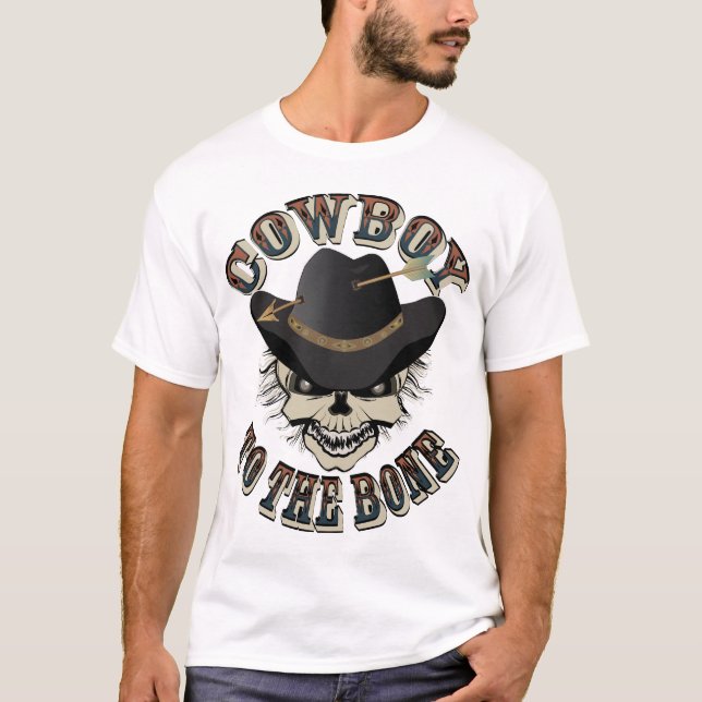 Camiseta Crânio do vaqueiro (Frente)