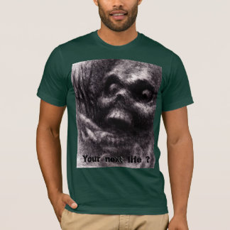 Camiseta Crânio do zombi, aumentando de gritar grave
