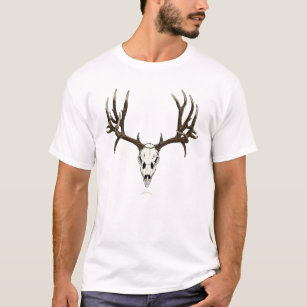 Camiseta Crânio dos cervos de mula