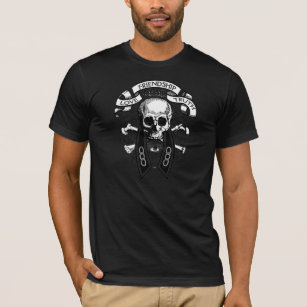 Camiseta Crânio e colar do FLT dos companheiros impares