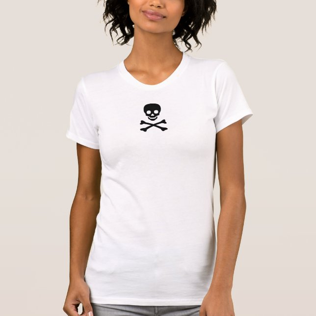 Camiseta Crânio e Crossbones (Frente)
