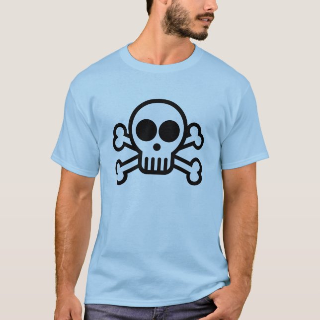 Camiseta Crânio e Crossbones (Frente)
