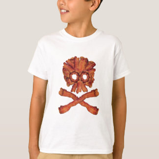 Camiseta Crânio e Crossbones do bacon