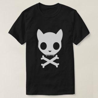 Camiseta Crânio e Crossbones do gato