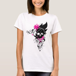 Camiseta Crânio-e-Ondas