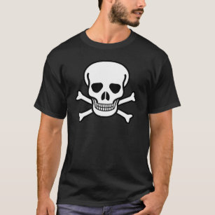 Camiseta Crânio e ossos cruzados