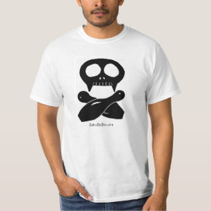 Camiseta Crânio e Toby transversal