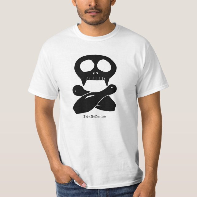 Camiseta Crânio e Toby transversal (Frente)