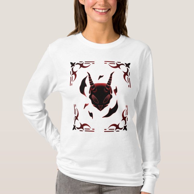 Camiseta crânio escuro (Frente)