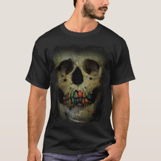Camiseta Crânio Extreme Fechado com Portas para Dentes