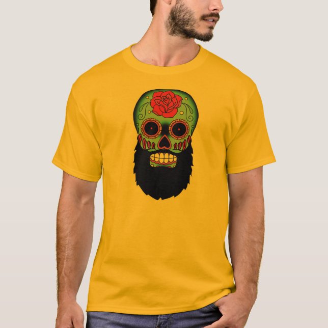 Camiseta Crânio farpado do açúcar (Frente)