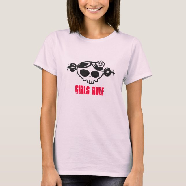 Camiseta crânio feminino (Frente)