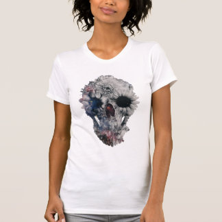 Camiseta Crânio floral 2