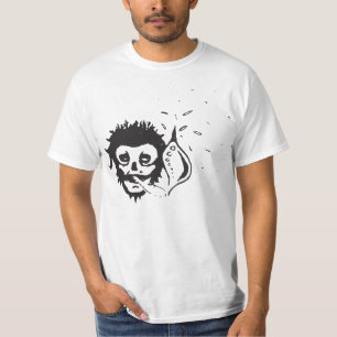 Camiseta crânio fumador