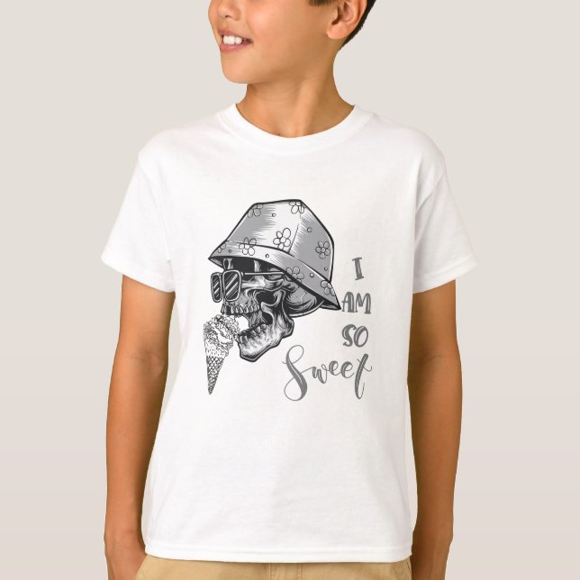 Camiseta Crânio Gelado (Frente)