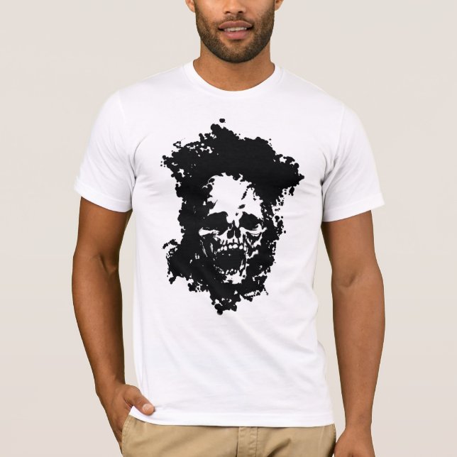 Camiseta crânio gráfico (Frente)