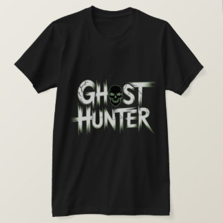 Camiseta Crânio Gráfico de Caçador de Fantasmas