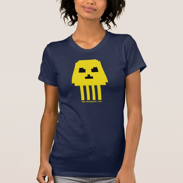 CAMISETA CRÂNIO GRANDE DO INVASOR! PARA MENINAS! (Frente)