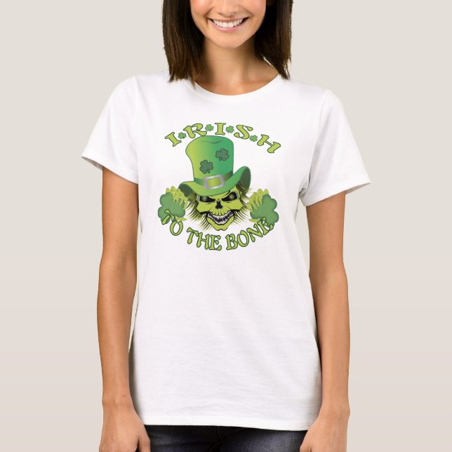 Camiseta Crânio Irlandês (Frente)
