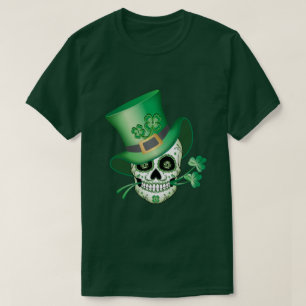 Camiseta Crânio irlandês do açúcar