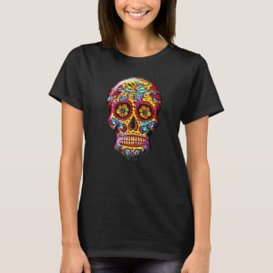 Camiseta Crânio Legal Calavera Dia Muertos Morto Sk
