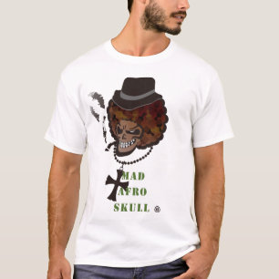 CAMISETA CRÂNIO LOUCO DO AFRO