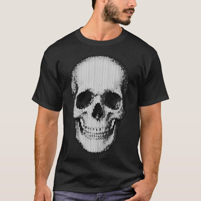 Camiseta Crânio Minimalista (Frente)