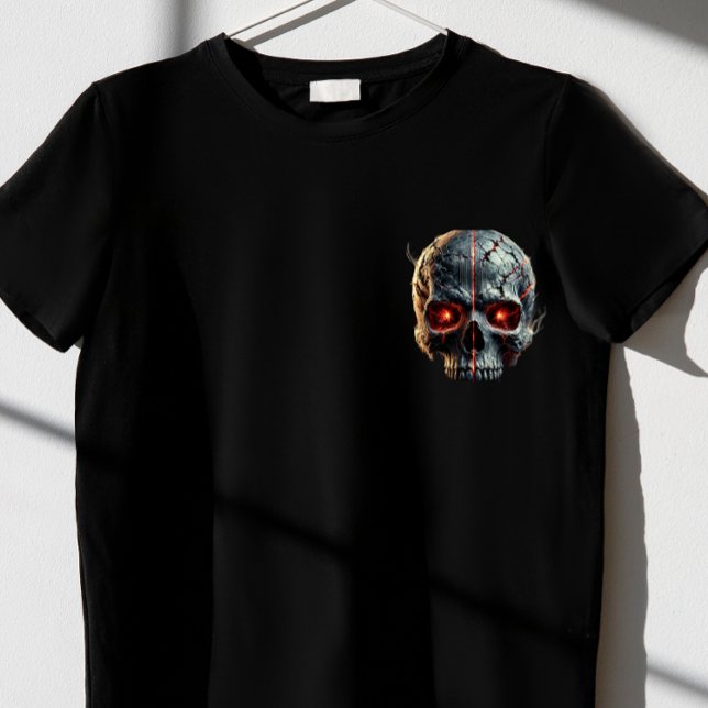 Camiseta crânio negro (Criador carregado)