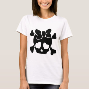 Camiseta Crânio pequeno bonito do bebê