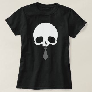 Camiseta Crânio Personalizável com Gravata