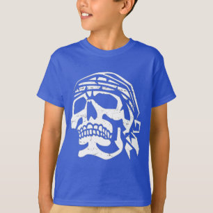 Camiseta Crânio Pirata Distinto