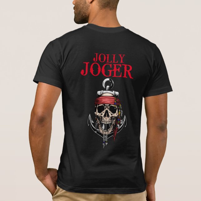 Camiseta Crânio pirata e bósforos (Verso)