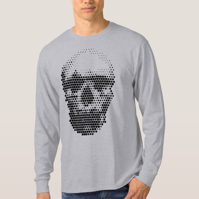 Camiseta Crânio Pontilhado (Frente)