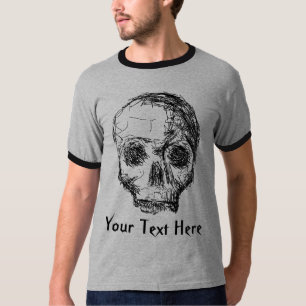 Camiseta Crânio preto Jawless