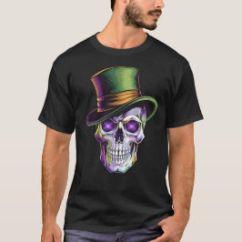Camiseta Crânio Psicodélico