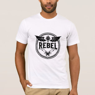 Camiseta Crânio Rebelde & Guitarras