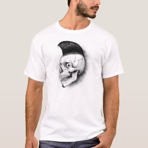 Camiseta Crânio Rockabilly