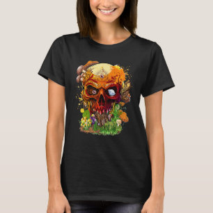 Camiseta Crânio Sagrado Arte Psicodélica Design