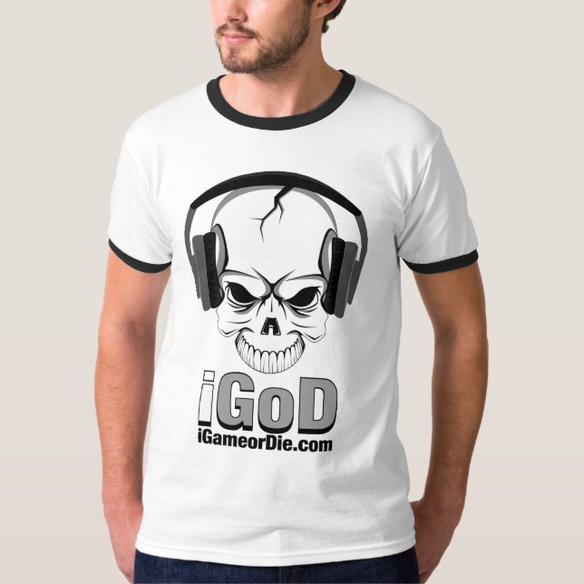 Camiseta crânio t (Frente)