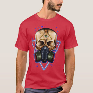 Camiseta Crânio tóxico com máscara