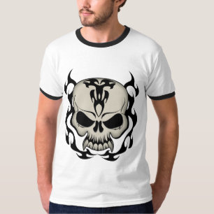 Camiseta Crânio Tribal
