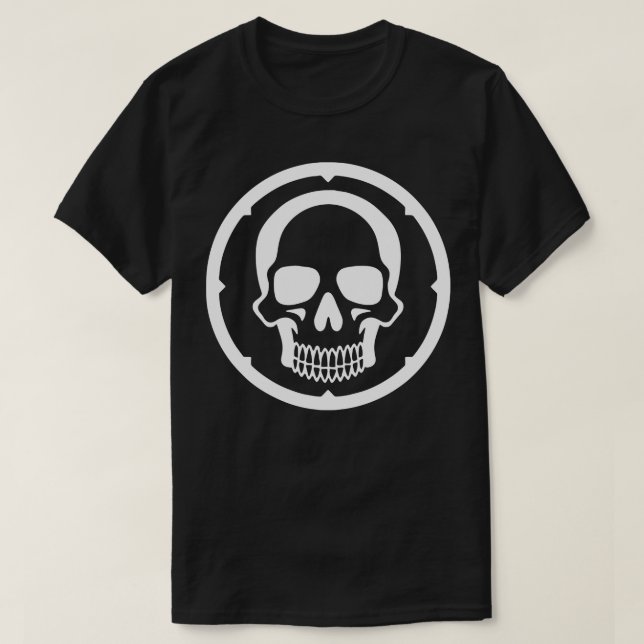 Camiseta Crânio TribalSimples (Frente do Design)